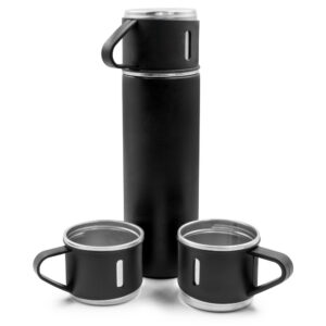 Thermosflasche mit 3 Bechern für Ihr Marketing